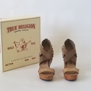 Women Brown True Religion Sz 7